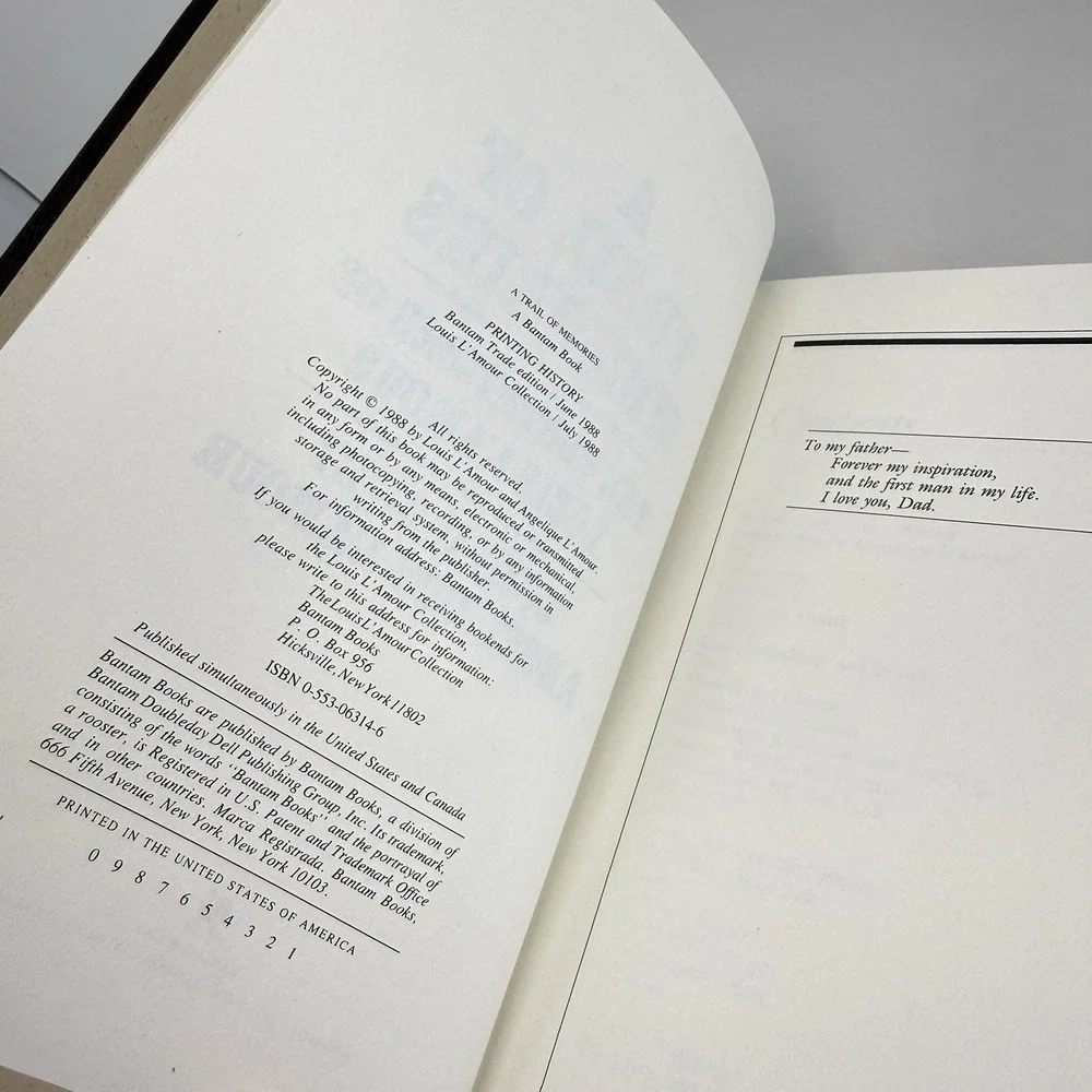 A Trail of Memories: The Quotations of Louis L'Amour (Bantam Leatherette, 1988)
